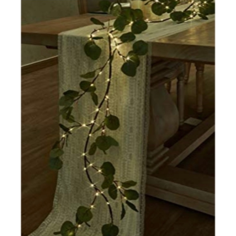 Lighted eucalyptus